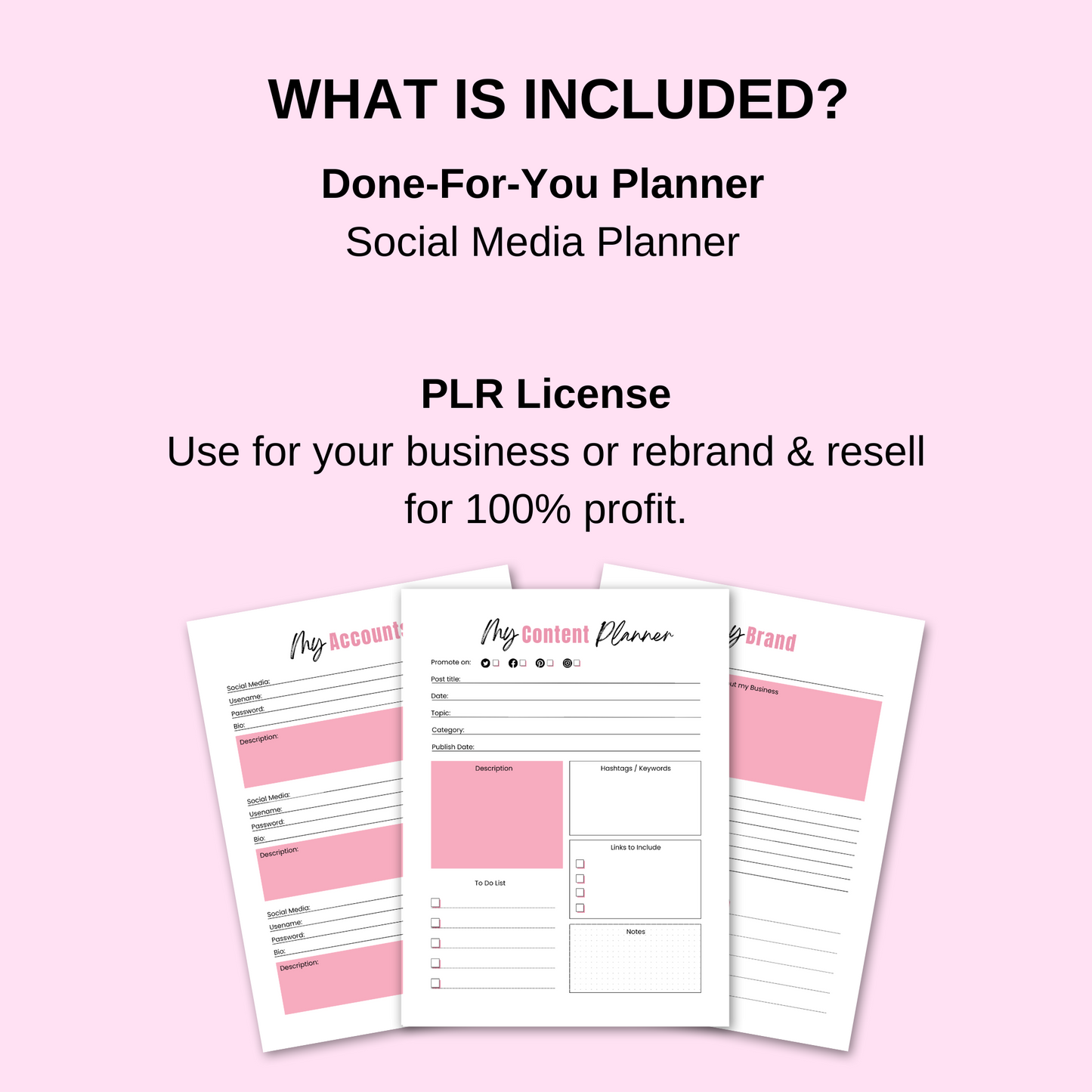 Mini Social Media Planner