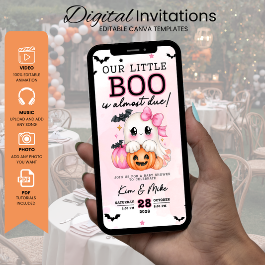 Halloween Baby Shower Invitation