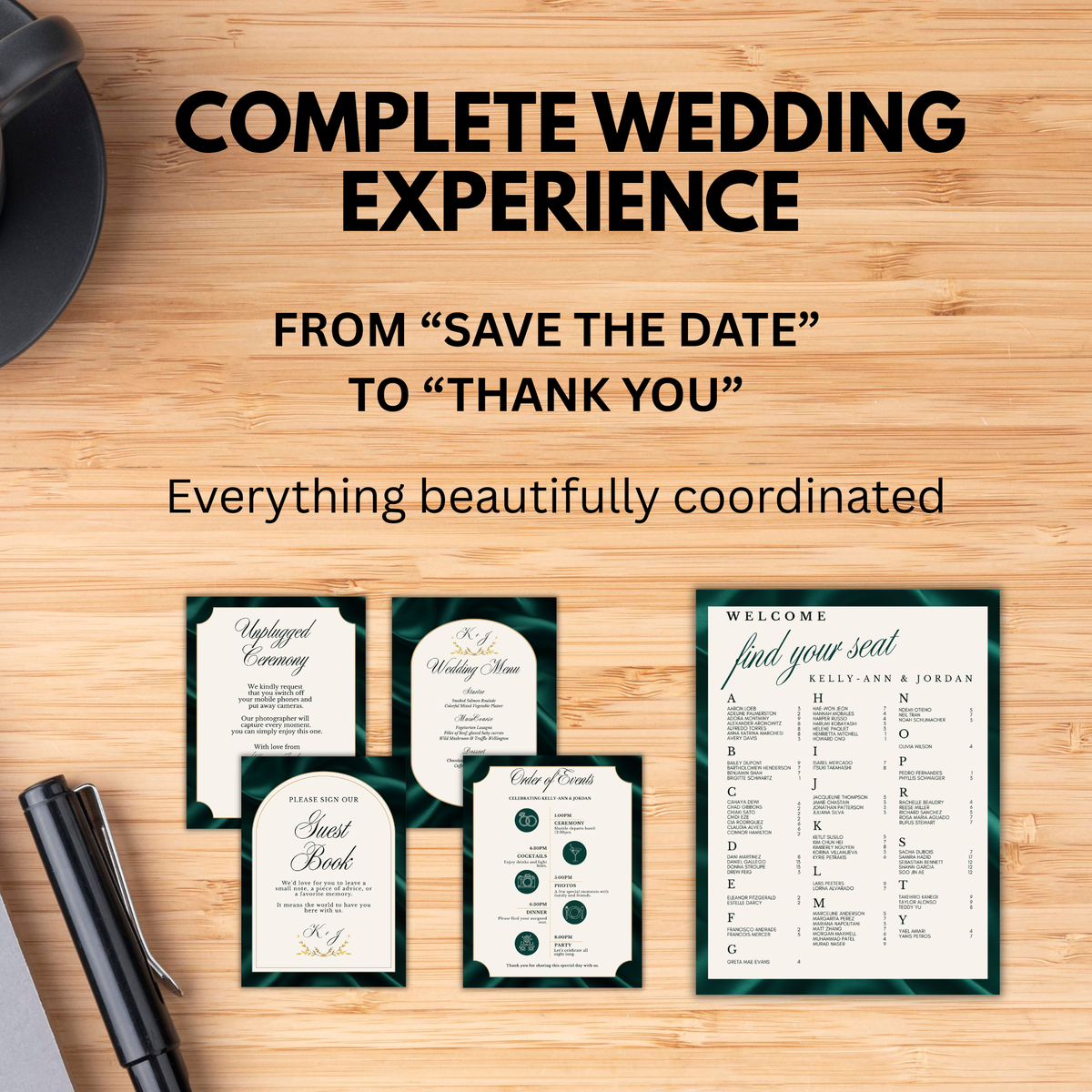 Emerald Green Wedding Bundle