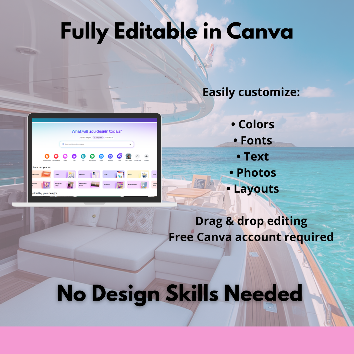 Boat Party Invitation Bundle