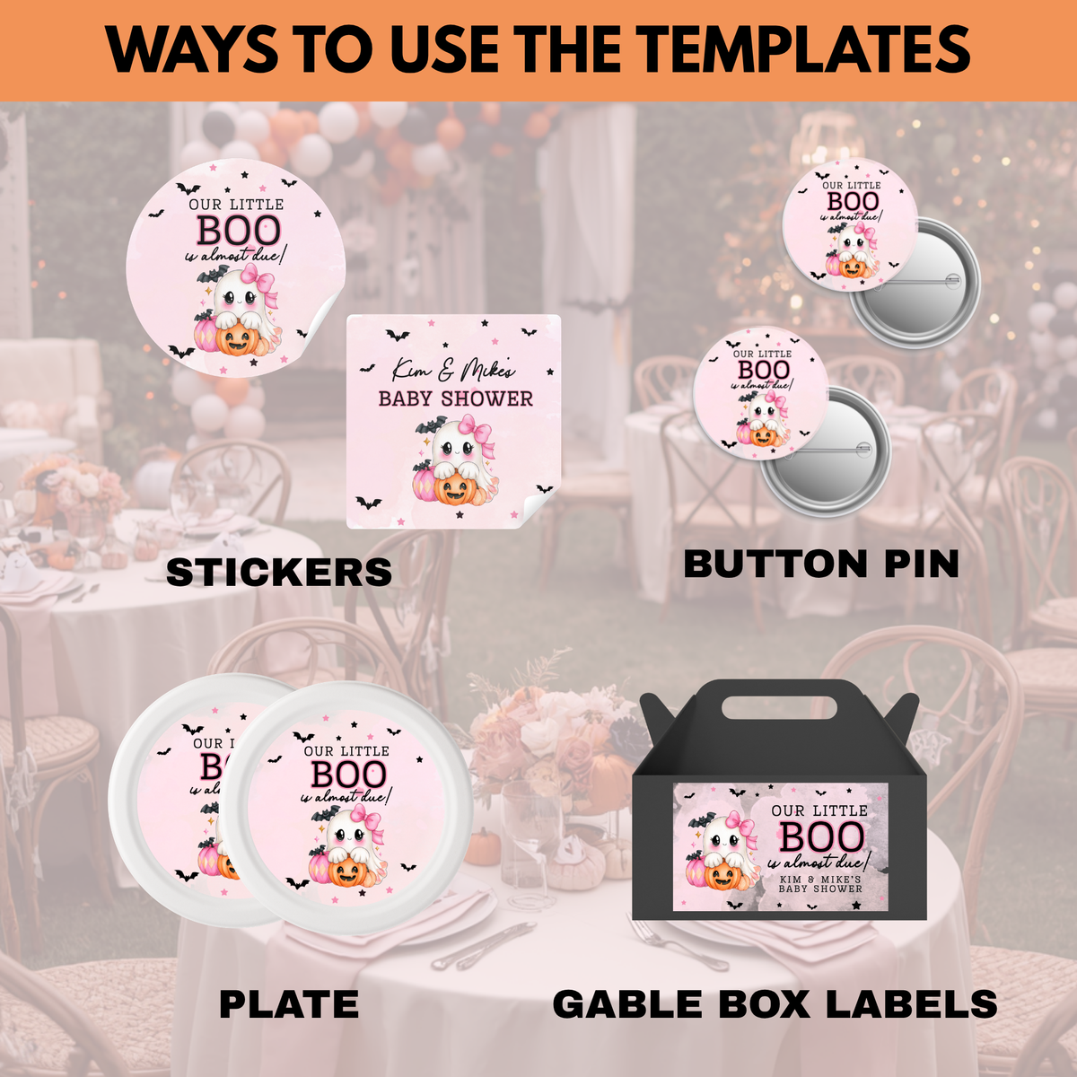 Halloween Baby Shower Bundle | Our Little Boo