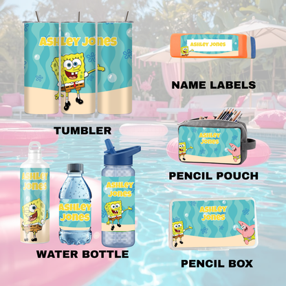 Under the Sea Back to School Supplies Template Bundle