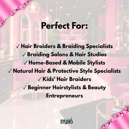 Braiding Flyer Templates PLR
