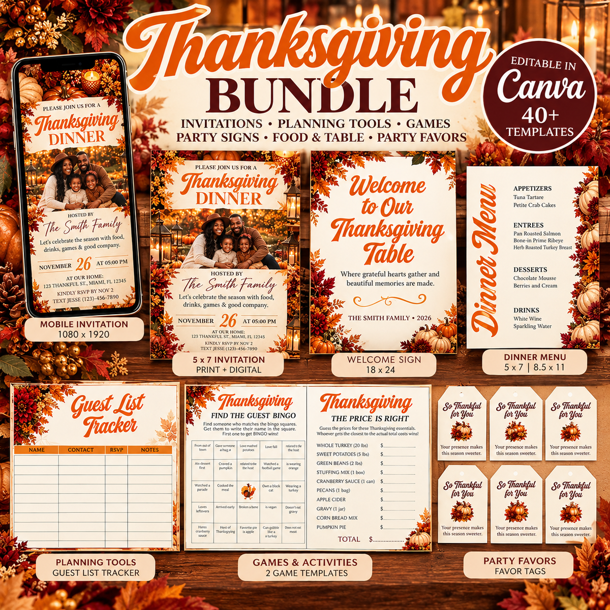 Classic Thanksgiving Party Bundle