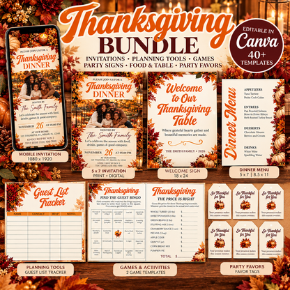 Classic Thanksgiving Party Bundle
